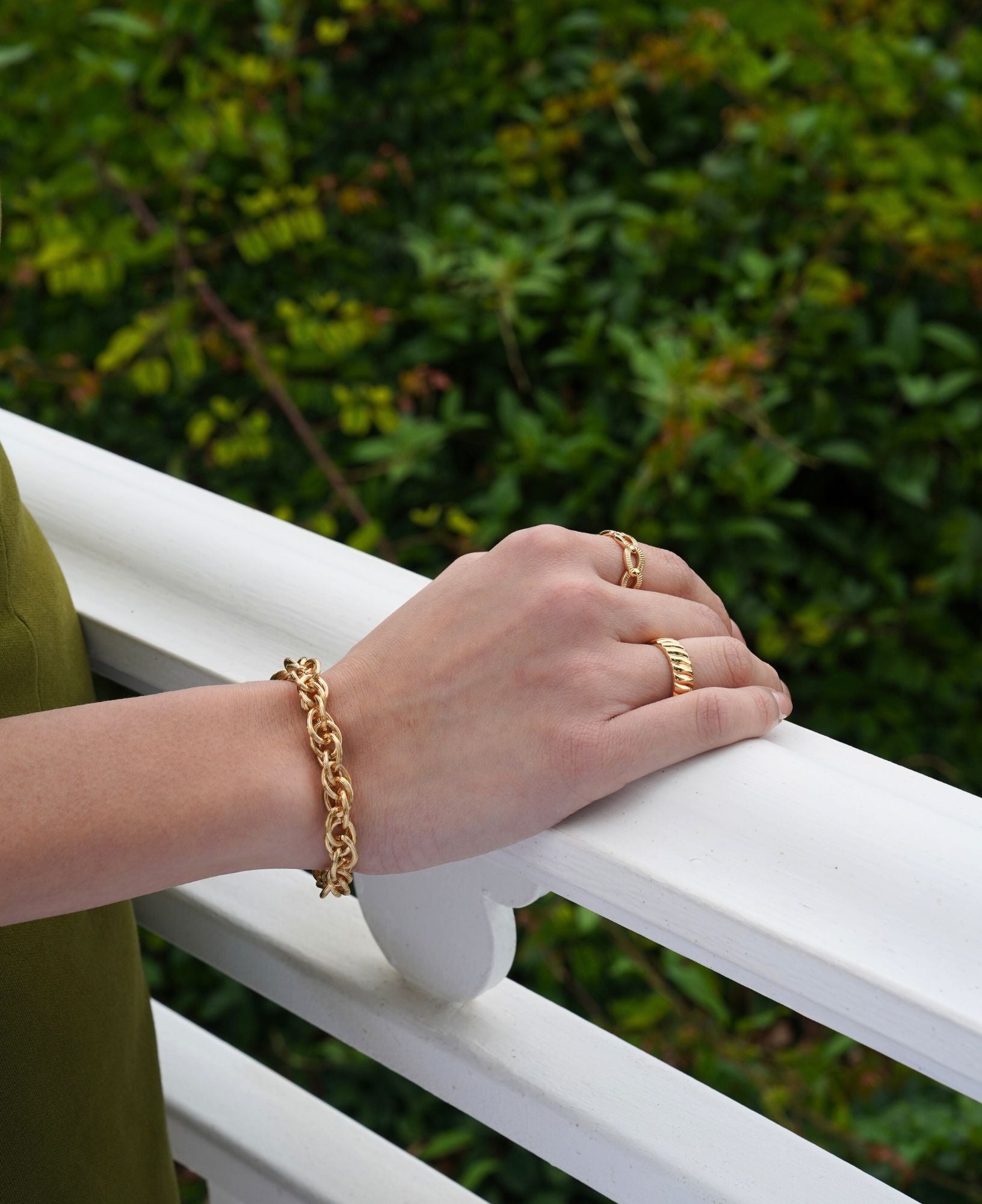 Jennie Wave 14K Gold Ring