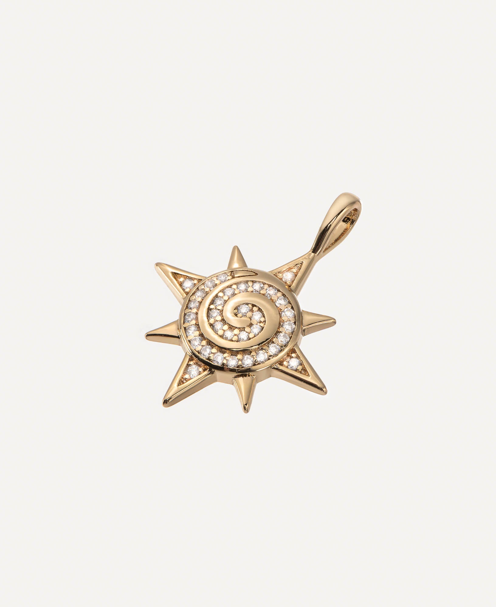 Happiness gold charm