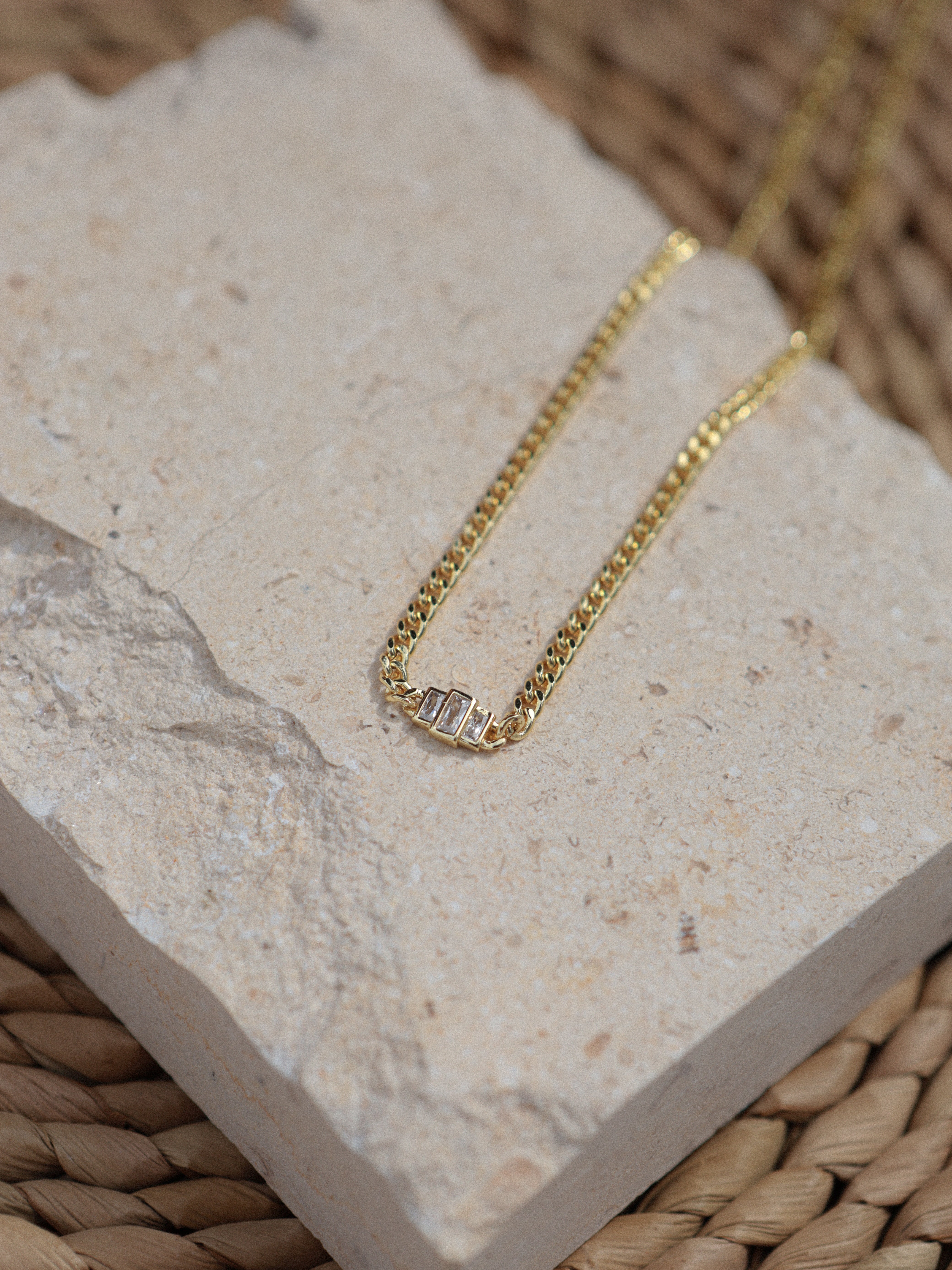 Agnes 14K Gold Chain Necklace