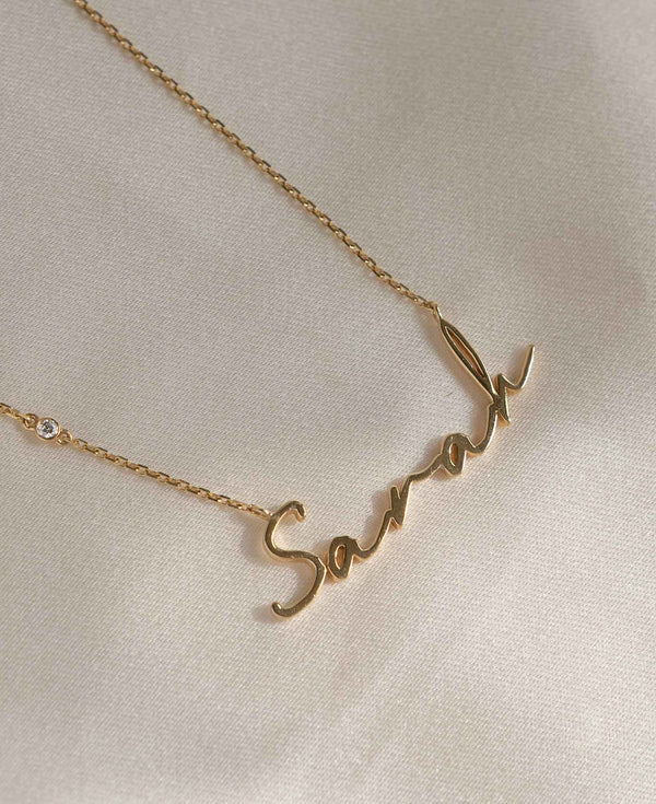 Custom name necklace shopify Clearance