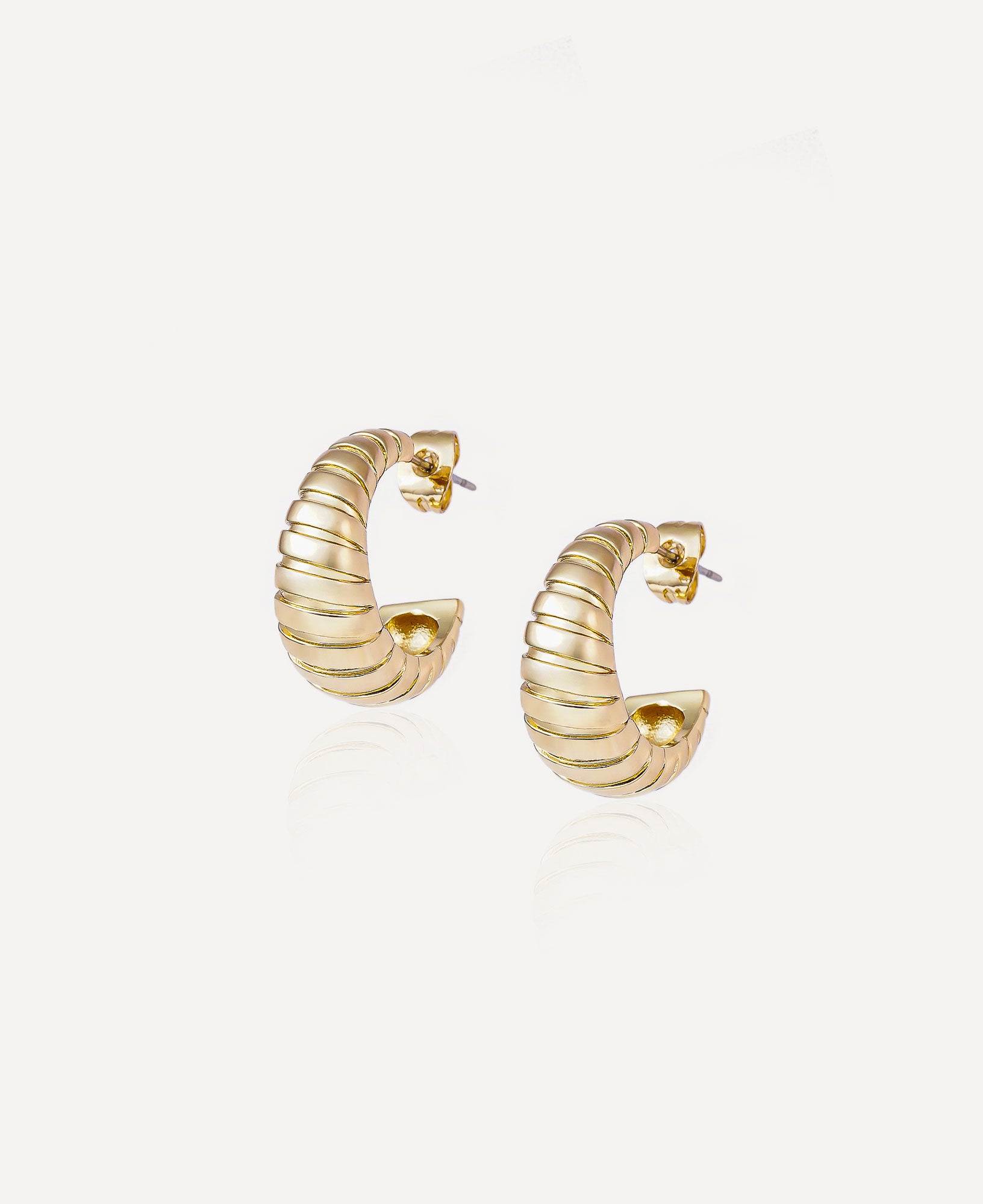 product picture of Maeve Croissant Half-Hoop Earrings