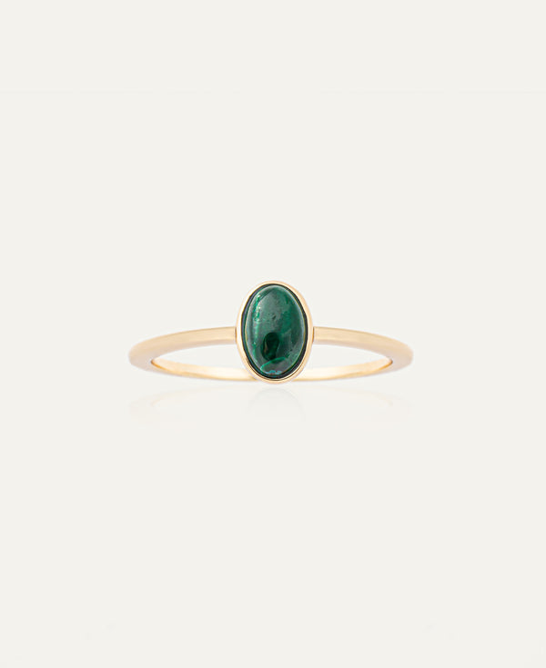 Jane Malachite Bezel Ring <p> (US$37 after discount)