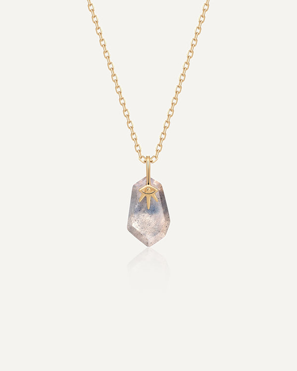 product shot of calypso 14k solid gold necklace