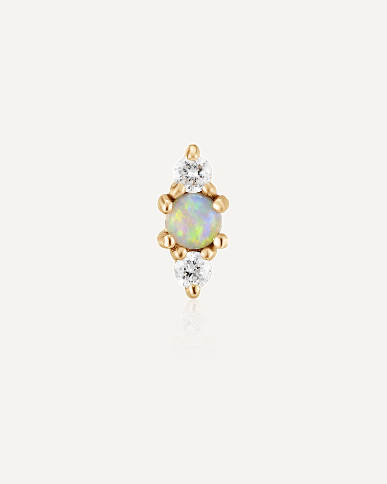 Product picture of Odette Opal Two-Stone Flatback Post