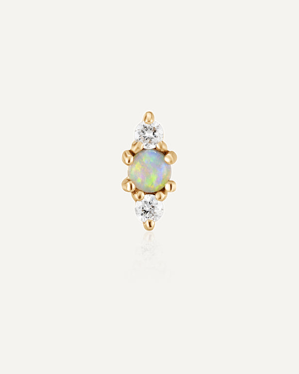 Product picture of Odette Opal Two-Stone Flatback Post