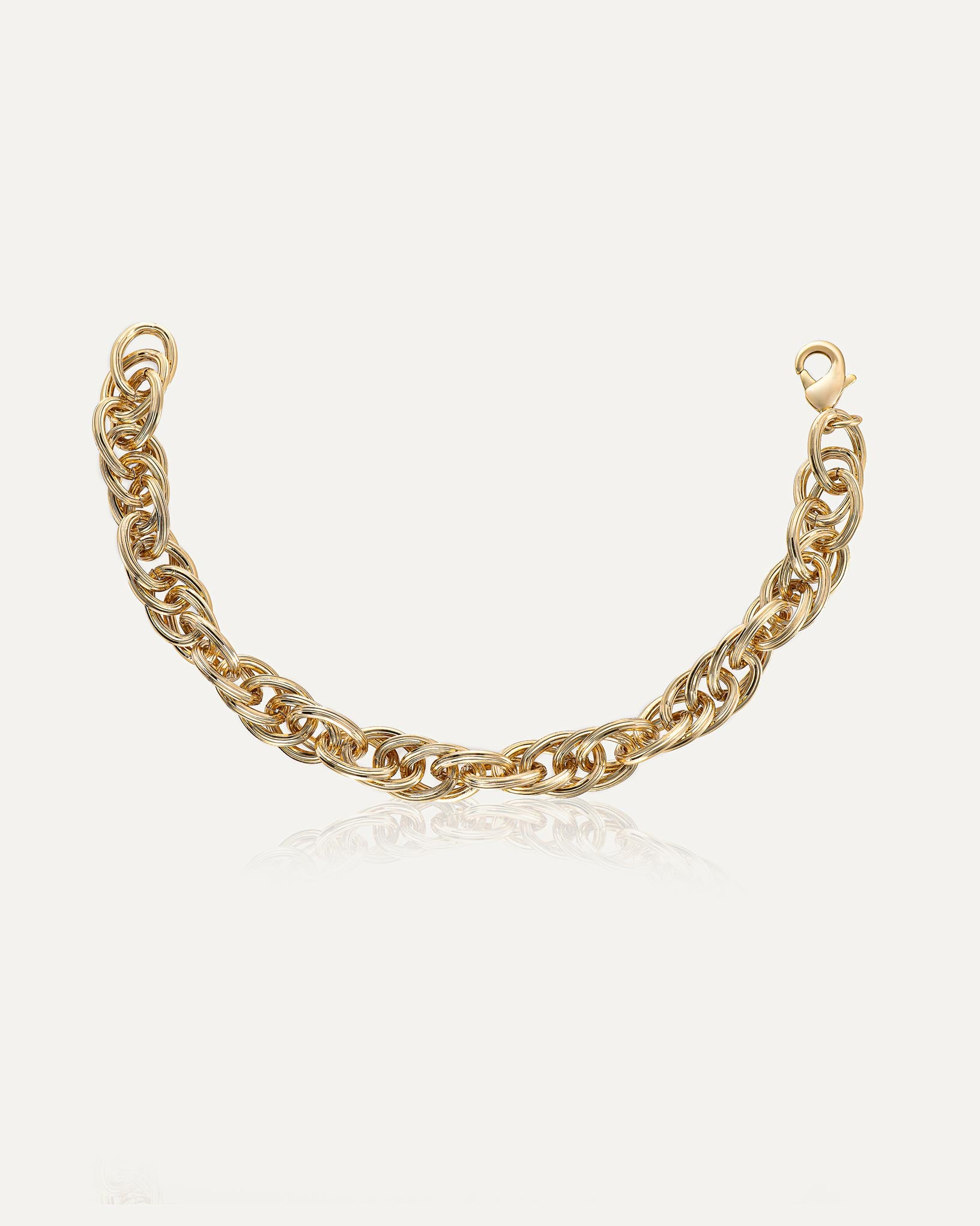 Ollie Chunky Chain Gold Bracelet <p> (US$63 after discount)