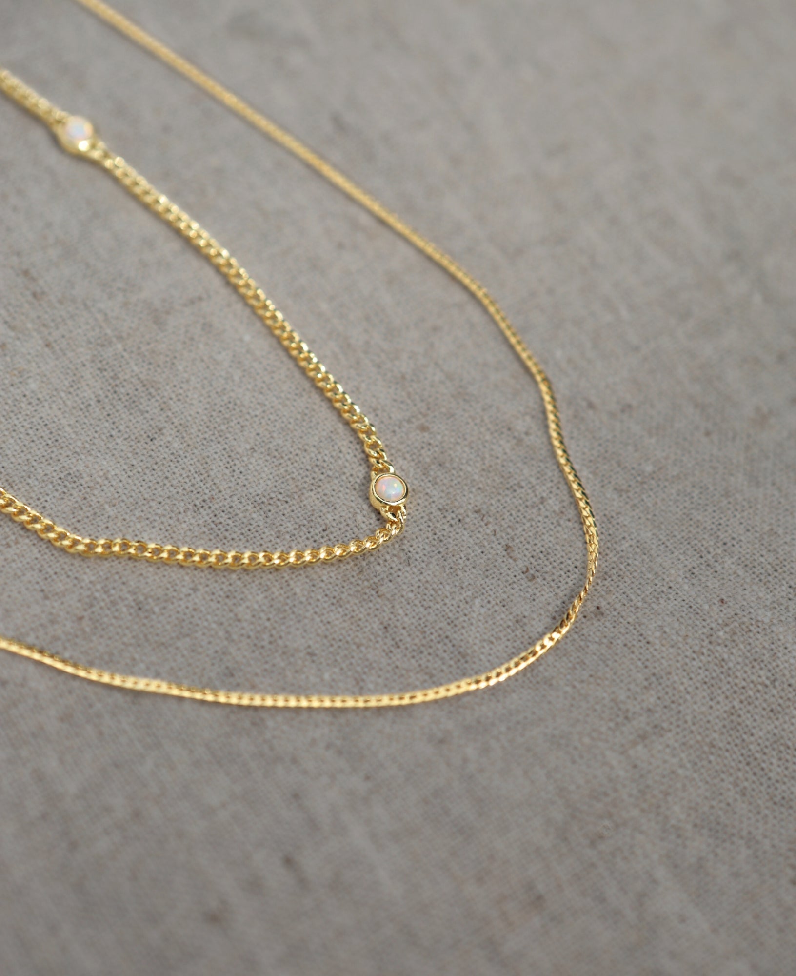 Cecile Mini Snake 14k Gold Chain Necklace