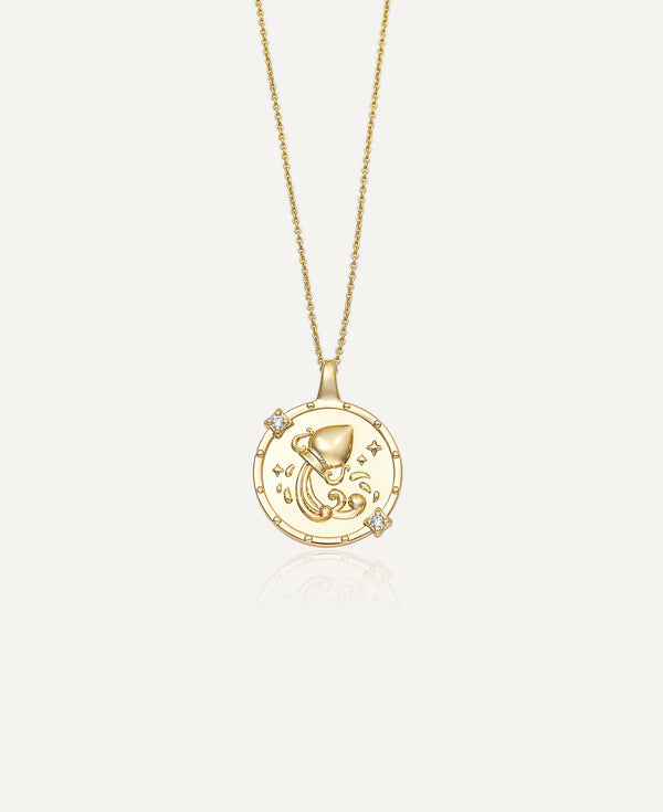 product image of Aquarius Horoscope Pendant Necklace