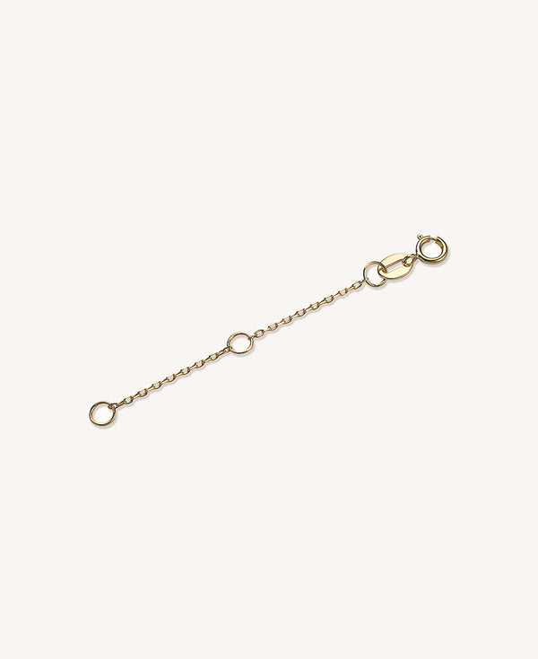 solid gold extension chain for necklaces