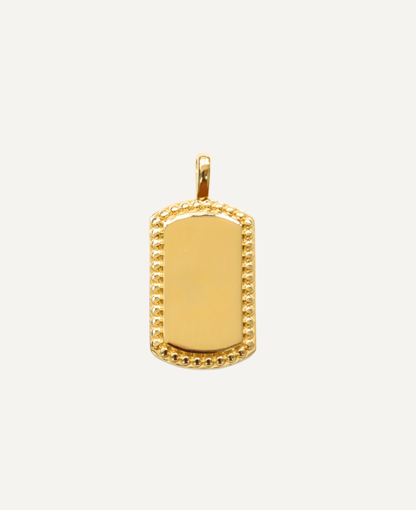 Lilah Custom Engravable 14k Gold Pendant Necklace