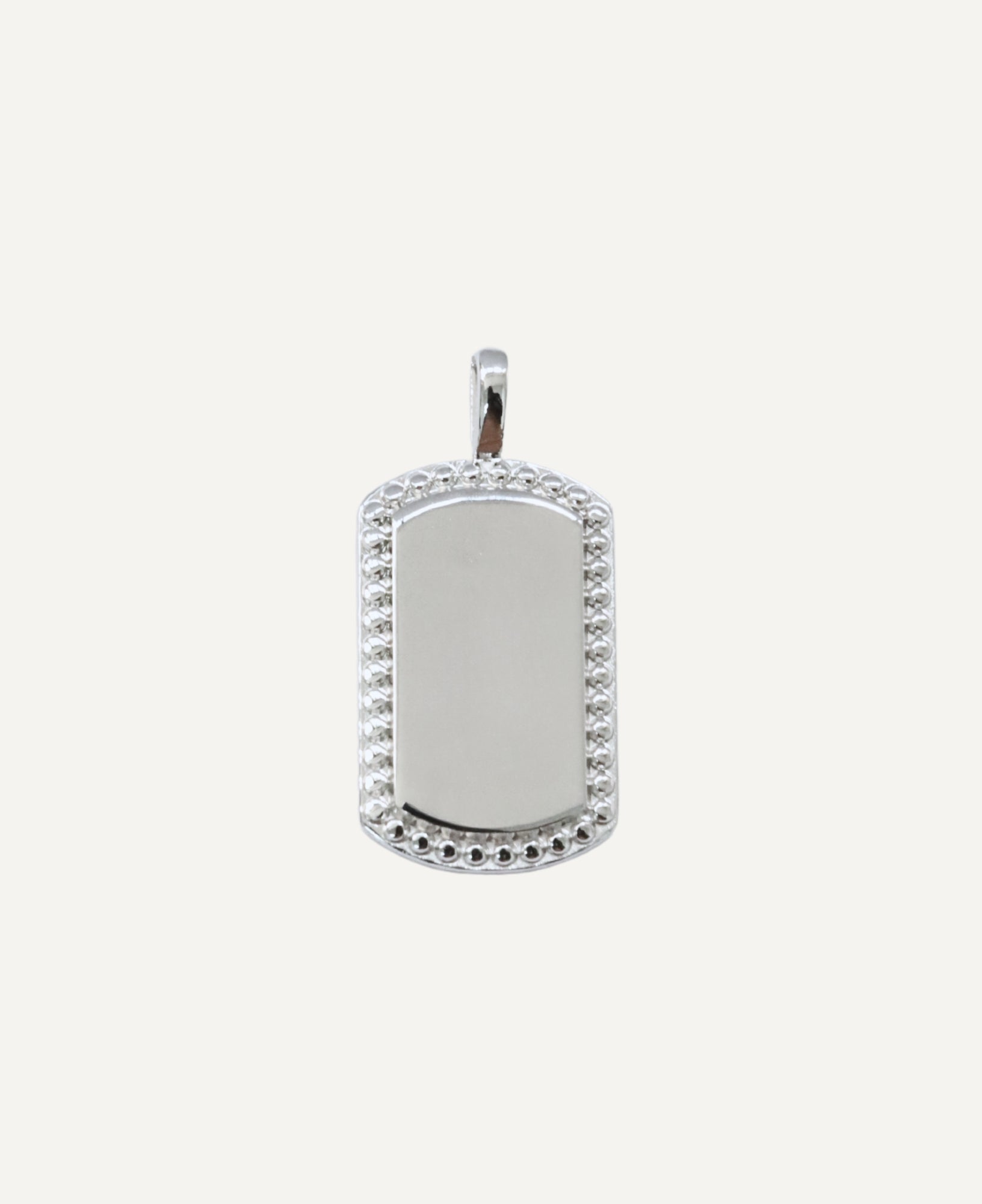 Lana Custom Engravable Silver Pendant Necklace