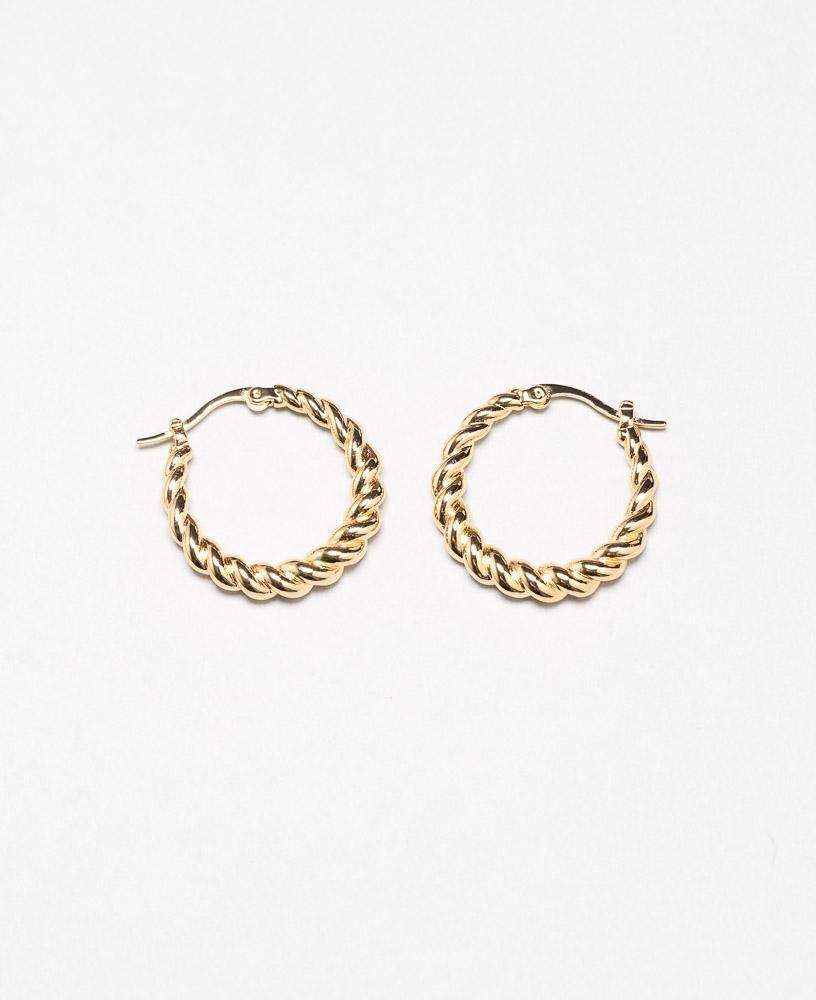 Noelle French Twist 18k Gold plated Hoop Earring - sachelle collective