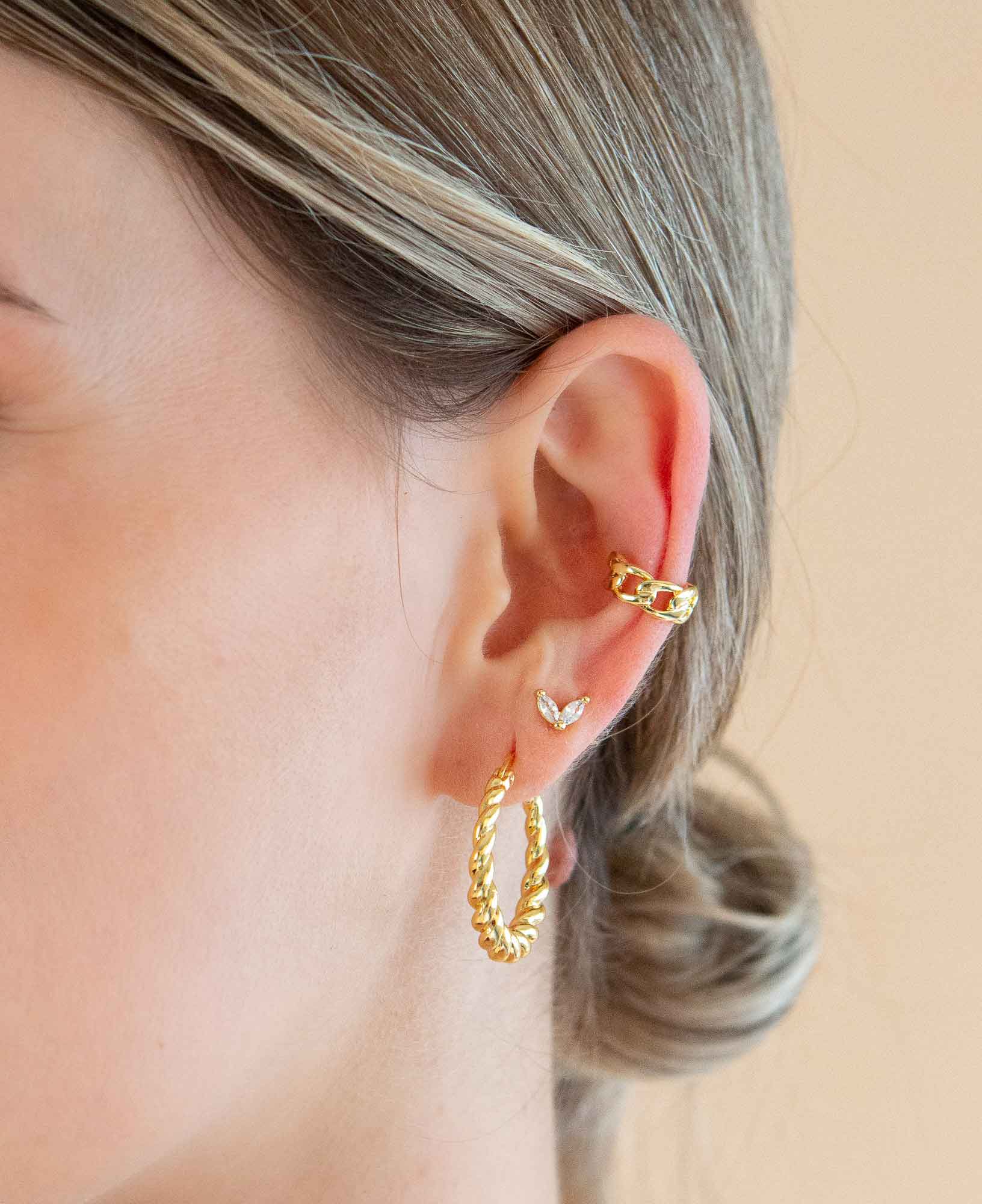 Lenette 14k Gold Chain Ear Cuff from Sachelle COllective
