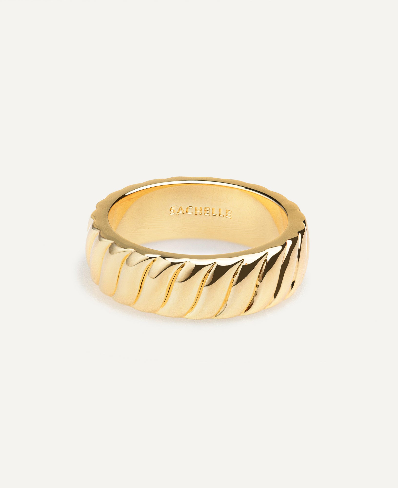 Jennie Wave 14k Gold Statement Ring Product Shot