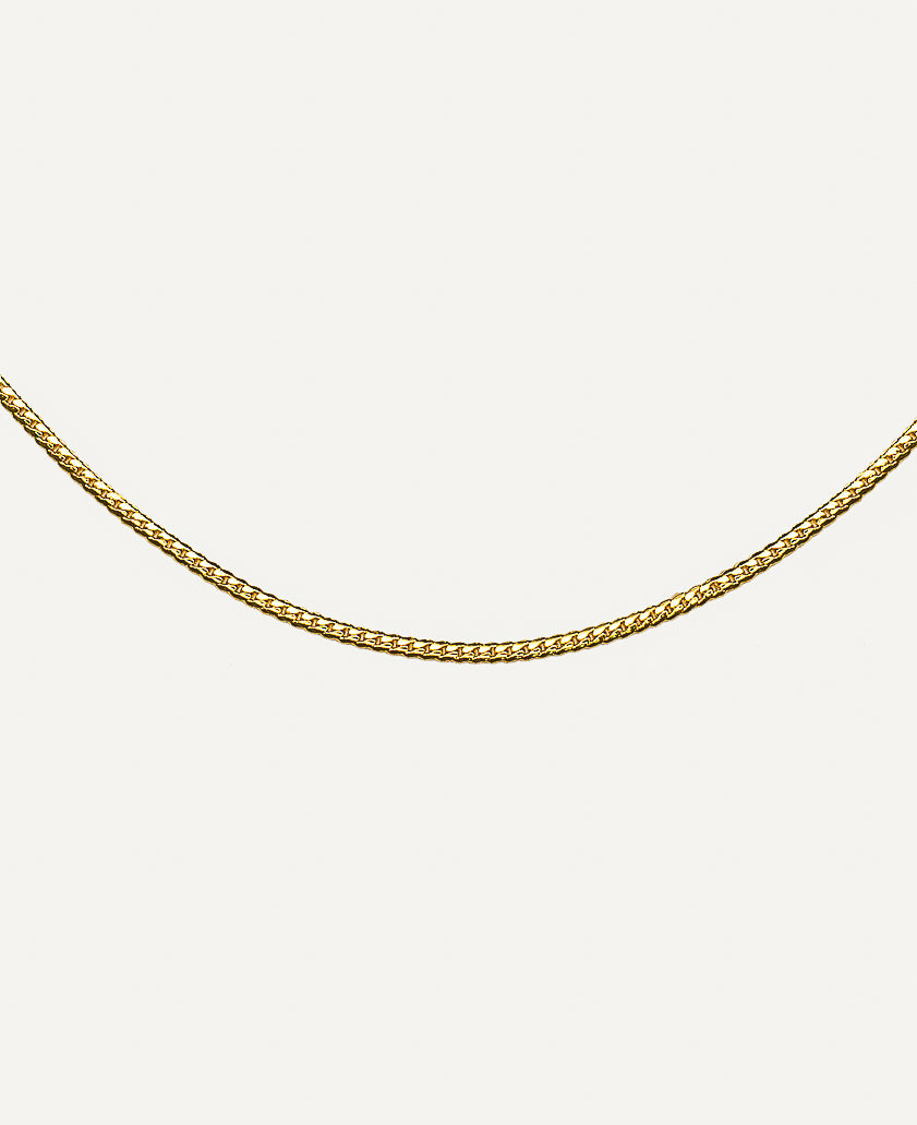 Cecile Mini Snake 14k Gold Chain Necklace